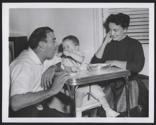 1957 Sal Maglie and Family